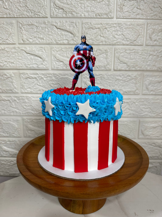 Captain America Cake online - Birthday Bumps