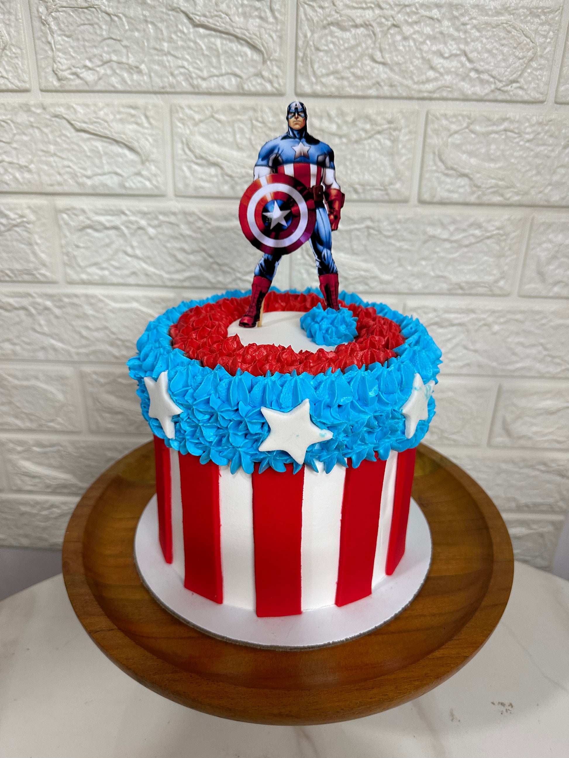 Captain America Cake online - Birthday Bumps